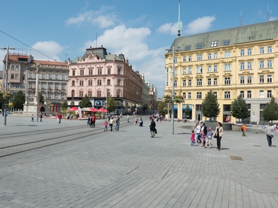 the centre of Brno